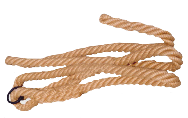 Pokorny Climbing rope made of jute-hemp