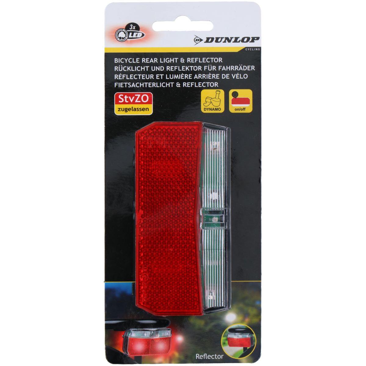 Dunlop AIZMUGURĒJĀ VELOSIPĒNA GAISMA 3 LED