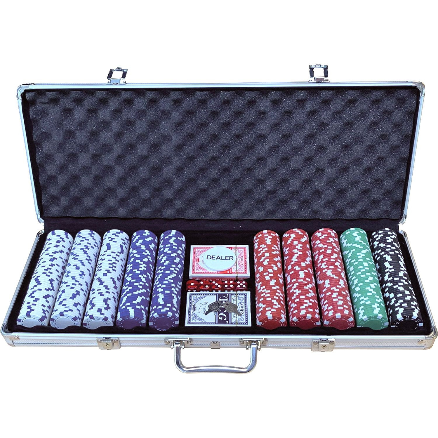Buffalo Pokerio rinkinys 500 žetonų aliuminio