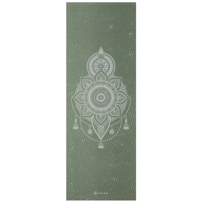 Gaiam Celestial Green Yoga Mat 5