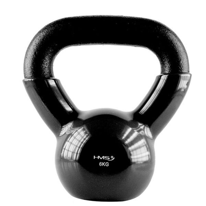 HMS Kettlebell čuguns melns KNV06 6kg