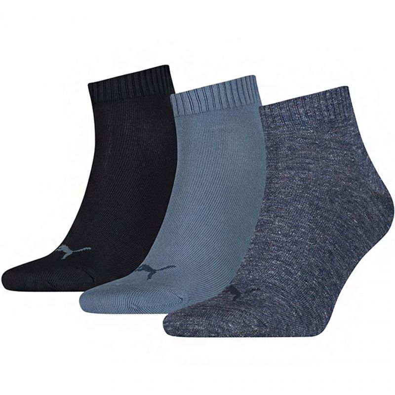 Puma Unisex Quarter Plain Socks pairs 271080001 460 (39-42) - Main Image
