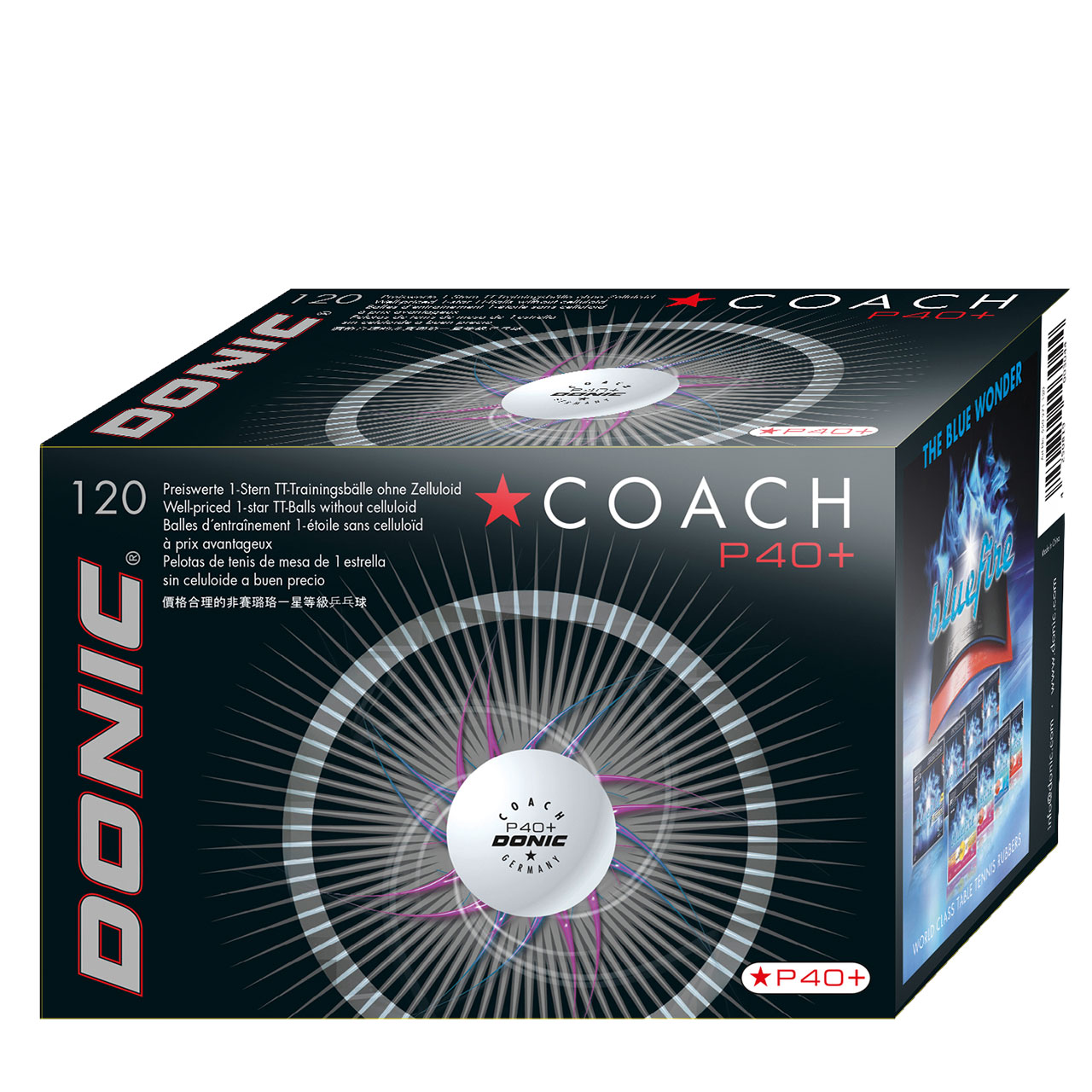 Table tennis ball DONIC P40+ Coach