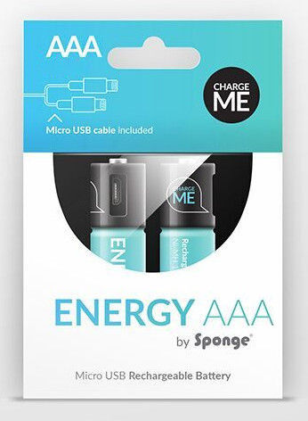 Sponge Energy AAA lādējamas baterijas (