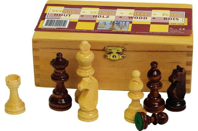 Šaha kauliņi Chess ABBEY 49CM