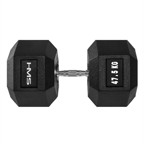 GUmijas hantele Hexagon /HMS HEX PRO