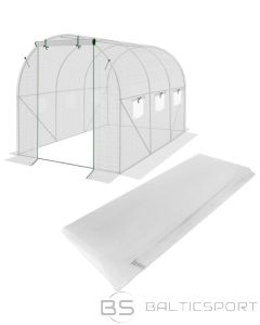 BS Dārza tuneļa siltumnīcas pārseguma plēve 200x300x200cm balta
