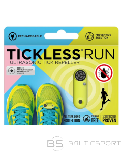 ULTRASONISKĀ AIZSARDZĪBA PRET ĒRCĒM- SPORTAM CILVĒKIEM - ZILS TICKLESS RUN-Dzeltens