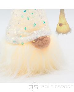 Christmas Decoration Декоративный светодиодный Санта-Клаус 25 см, белый