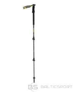 Gabel Carbon Force FLK Telescopic poles for ski mountaineering and trekking, 66-142cm, Black