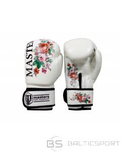 Masters RPU-FLOWER boksa cimdi (Melns+8 oz)