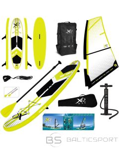 Xqmax SUP BOARD SET 150KG НАДУВНАЯ ДОСКА ДЛЯ СЕРФИНГА 320x76x15CM С ПАРУСОМ