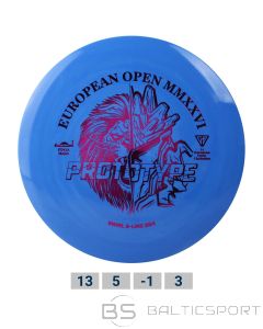Discgolf DISCMANIA Distance Driver S-LINE SWIRL DD4 European Open 2026 Fundraiser Blue/White 13/5/-1/3