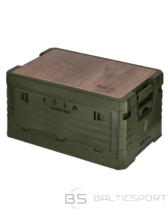 Nils Camp NCB4002 SALIEKAMĀ KEMPINGA KASTE AR VĀKU ZAĻA 2IN1 50L