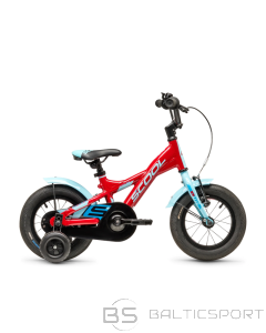Bērnu velosipēds S&acute;COOL XXlite, 12'' sarkans/gai&scaron;i zils