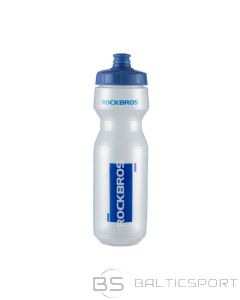 Rockbros 750 ml Bicycle Bottle - Transparent with Blue Mouthpiece (Niebieski || Przezroczysty)