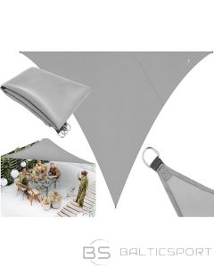 BS САДОВЫЙ СОЛНЕЧНЫЙ ПАРУС ТРЕУГОЛЬНЫЙ 3X3X3М СЕРЫЙ (Н/Д)