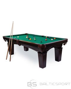 Bilaro Pulo stalas Texas 8' pėdų (245x145cm) žalias audinys, su komplektacija