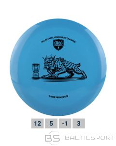 Discgolf DISCMANIA Distance Driver Q-LINE PREMIER DD3 Champions Cup 2026 Blue 12/6/-1/2