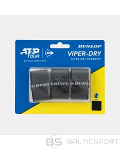 Tennis racket overgrip DUNLOP VIPERDRY ATP 3pcs. black