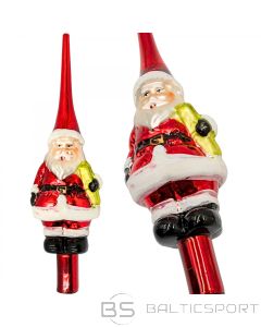 Edelman CHRISTMAS TREE TOP 28.5 CM SANTA CLAUS