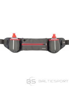 Hip bag with bottles AVENTO 44RA Grey/Fluorescent pink