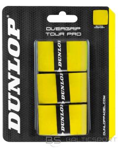 Padel racket overgrip DUNLOP TOUR PRO 3-blister yellow