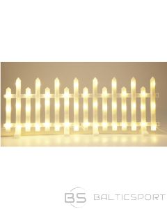 Christmas Gifts DECORATIVE LED FENCE 8 PCS WARM WHITE