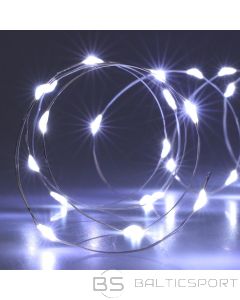 Christmas Decoration BATTERY-OPERATED WIRE LAMPS GARLAND 100 LED COOL WHITE TIMER