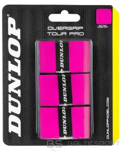 Padel racket overgrip DUNLOP TOUR PRO 3-blister pink