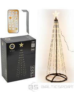 Koopman DECORATIVE CHRISTMAS TREE 370LED WARM WHITE 210CM BLACK