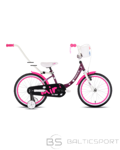 Bērnu velosipēds TABOU Miss CS, 14'' violeti balts