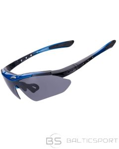 Rockbros Поляризованные солнцезащитные очки с 5 линзами, синие (-)