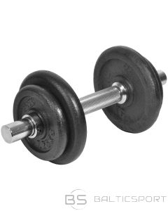 Hanteles čuguna 10 kg Best Sporting ar 30 mm stieni