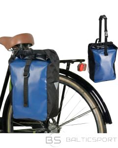 Xqmax ŪDENSNEDRĪKSTĪGA VELOSIPĒDA SOMA BAGĀŽNIEKAM AIZMUGURĒ, ZILA 13,5 L