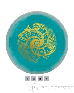 Discgolf disc DISCMANIA Midrange Driver S-LINE MD4 ETERNAL VOID Teal/Silver 5/4/0/3