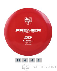 Discgolf DISCMANIA Distance Driver Q-LINE PREMIER DD1 Red 11/6/-1/2