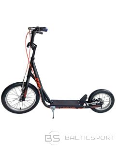  Skrejritenis /Enero SCOOTER 16 GHOST RAIDER MELNS UN ORANŽS