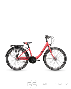 Bērnu velosipēds S&acute;COOL Wave Steel LTD, 24'' koraļļu/sarkans