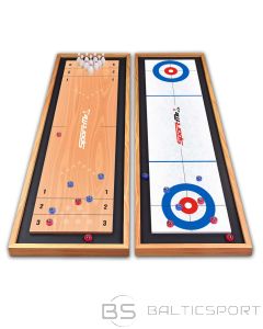 Shuffelboard spēle 3 in 1 + krelings + boulings