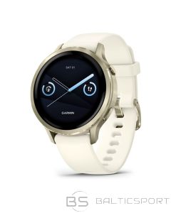 BS Смарт-часы GARMIN Venu 4 41 мм, бежевый, цвет Lunar Gold Bone (нет в наличии)
