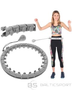 Enero Хула-хоп с массажером и гантелями, серый цвет (недоступно)