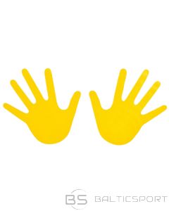 TREMBLAY Floor marking Hand yellow 1 pair