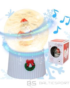 Christmas Decoration Снежный шар 147 мм светодиодный Санта-Клаус