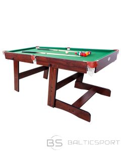 Biljarda galds Bilaro FunFold 6', (183x92cm), saliekams