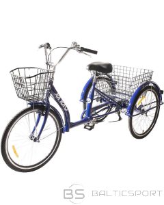 Shimano 3 RITEŅU VELOSIPĒDS 24 TUM&Scaron;I ZILS - 7 ĀTRUMI APAK&Scaron;ĒJAIS RĀMIS 1060965 (N/A)