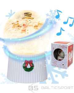 Christmas Decoration ЗВУЧАЩИЙ СНЕЖНЫЙ ШАР 147 ММ СВЕТОДИОДНЫЙ СНЕГОВИК