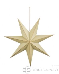 Papīra zvaigzne Ziemassvētku 60cm bēša dabīga