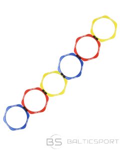 Koordinācijas kāpnes HEX 2m. ātruma trepīte  / 2x0,45