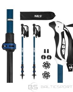TK8601 Blue Alu Nordic Walking Poles NILS